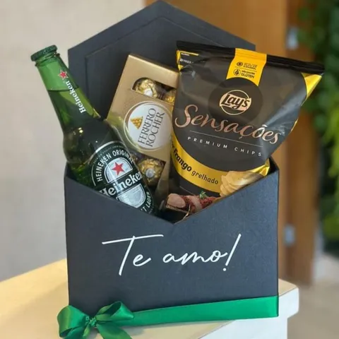 Box Presente Heineken – Te Amo 💚