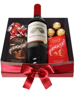Kit de Vinho e Chocolate Especial