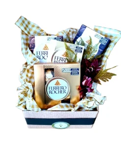 Cesta de Chocolates Ferrero Rocher P