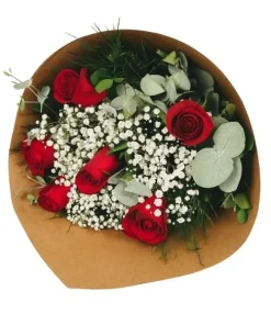 Buquê Com 06 Rosas